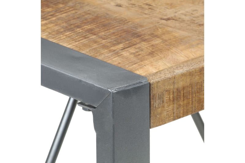 Spisebord 80x80x75 cm grovt mangotre - Brun - Møbler - Bord - Spisebord & kjøkkenbord
