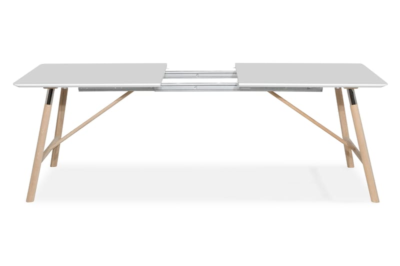 Spisebord Andrarum Waltham Uttrekkbart spisebord 180 cm Hvit - Møbler - Bord - Spisebord & kjøkkenbord