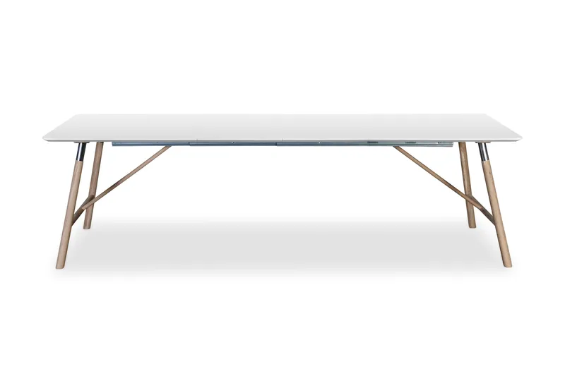 Spisebord Andrarum Waltham Uttrekkbart spisebord 180 cm Hvit, undefined