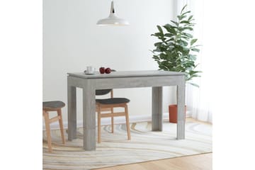 Spisebord betonggrå 120x60x76 cm sponplate - Møbler - Bord - Spisebord & kjøkkenbord