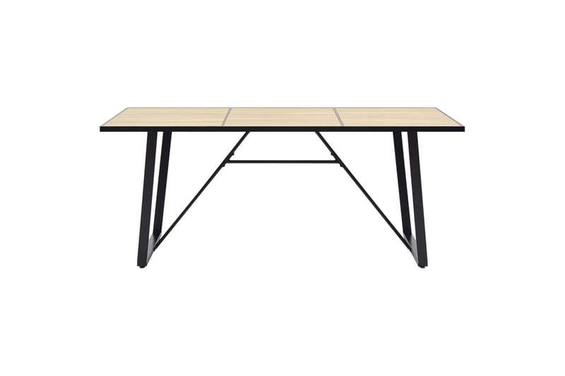Spisebord eik 200x100x75 cm MDF - Møbler - Bord - Spisebord & kjøkkenbord