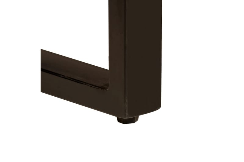 Spisebord grovt mangotre 180 cm - Mangotre/Svart - Møbler - Bord - Spisebord & kjøkkenbord
