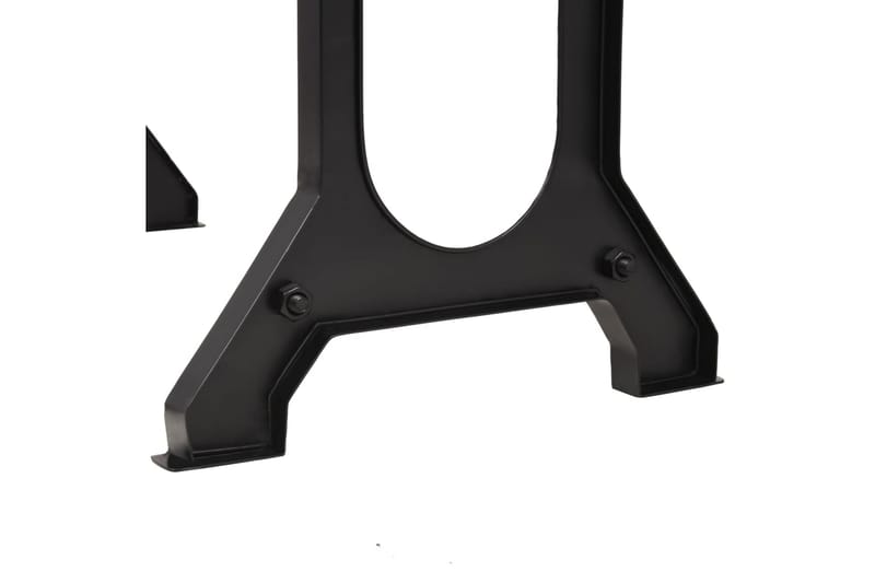 Spisebord heltre edelgran 122x65x82 cm - Gran/Svart - Møbler - Bord - Spisebord & kjøkkenbord