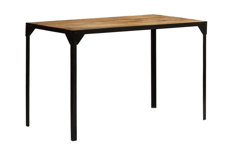 Spisebord heltre mango og stål 120 cm - Møbler - Bord - Spisebord & kjøkkenbord
