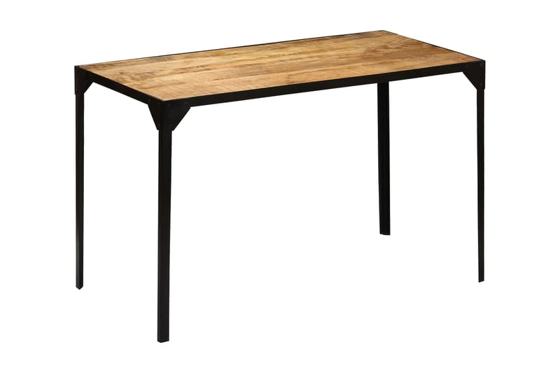 Spisebord heltre mango og stål 120 cm - Møbler - Bord - Spisebord & kjøkkenbord