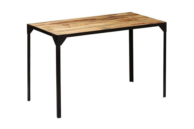 Spisebord heltre mango og stål 120 cm - Møbler - Bord - Spisebord & kjøkkenbord
