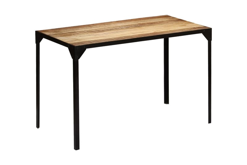 Spisebord heltre mango og stål 120 cm - Møbler - Bord - Spisebord & kjøkkenbord