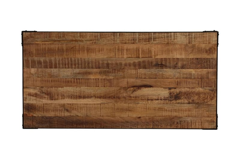 Spisebord heltre mango og stål 120 cm - Møbler - Bord - Spisebord & kjøkkenbord