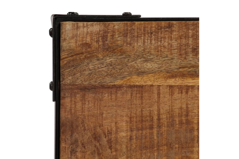 Spisebord heltre mango og stål 120 cm - Møbler - Bord - Spisebord & kjøkkenbord