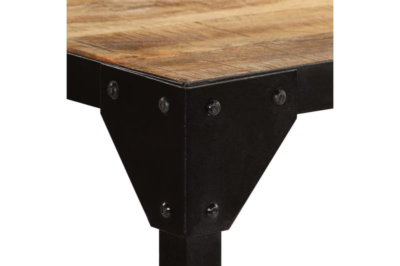 Spisebord heltre mango og stål 120 cm - Møbler - Bord - Spisebord & kjøkkenbord