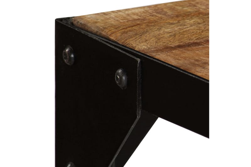 Spisebord heltre mango og stål 120 cm - Møbler - Bord - Spisebord & kjøkkenbord