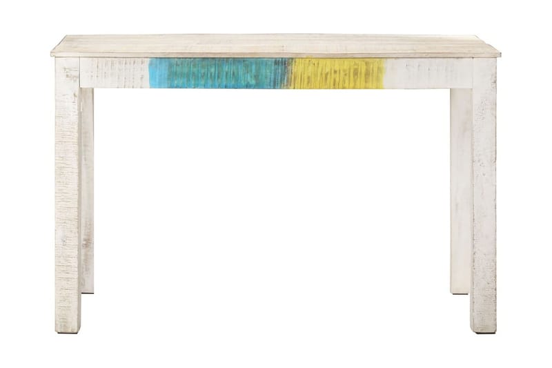 Spisebord hvit 120x60x76 cm heltre mango - Hvit - Spisebord & kjøkkenbord