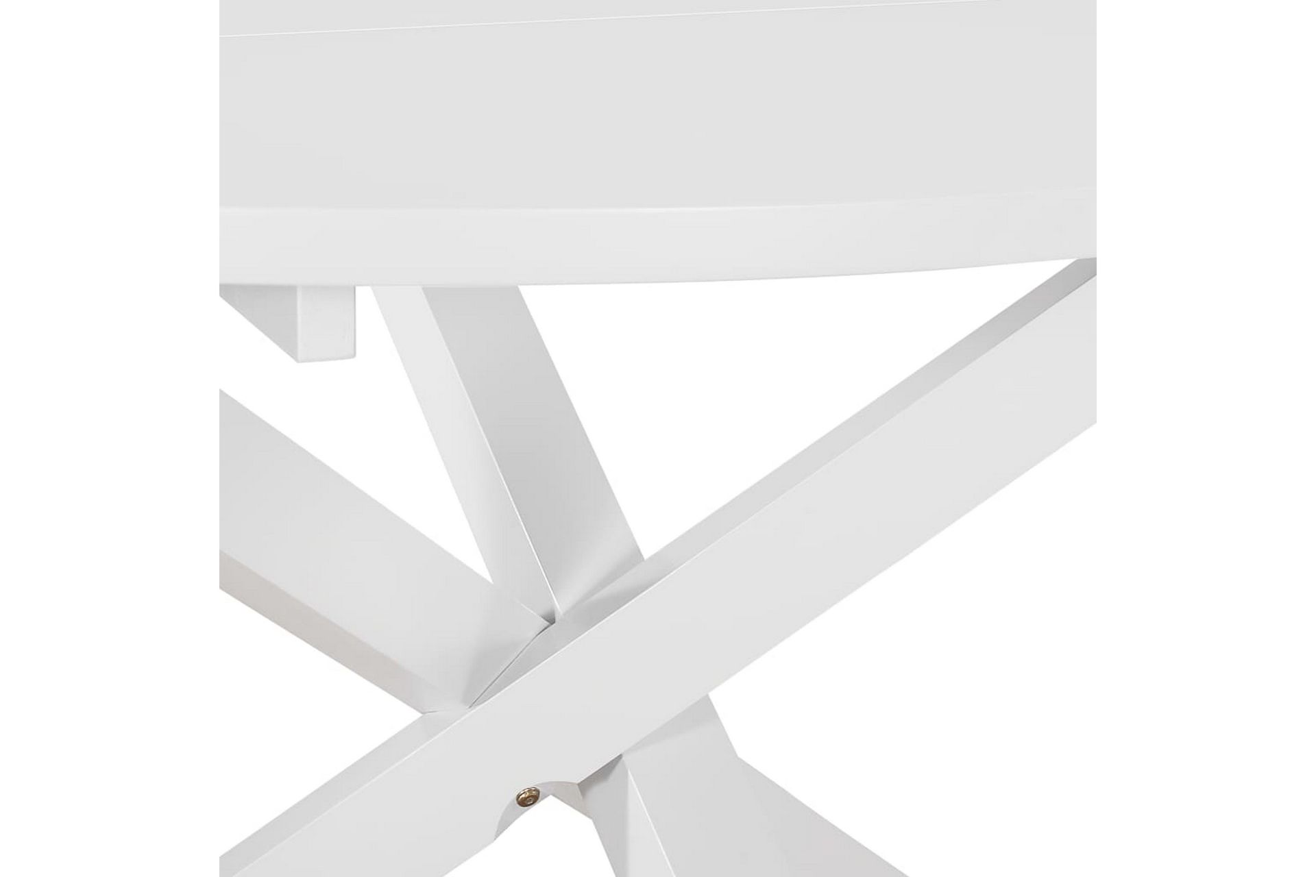 Spisebord hvit 120x75 cm MDF - Møbler - Bord - Spisebord & kjøkkenbord