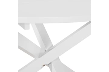 Spisebord hvit 120x75 cm MDF - Møbler - Bord - Spisebord & kjøkkenbord