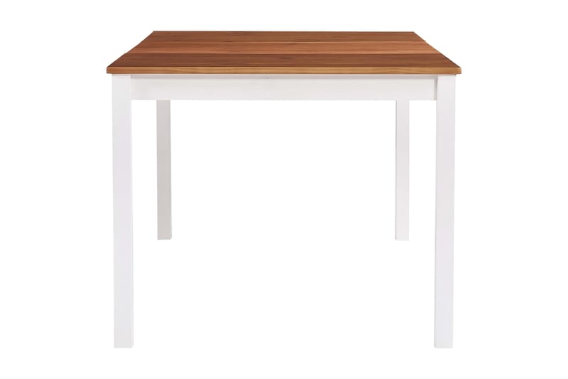 Spisebord hvit og brun 180x90x73 cm furu - Møbler - Bord - Spisebord & kjøkkenbord