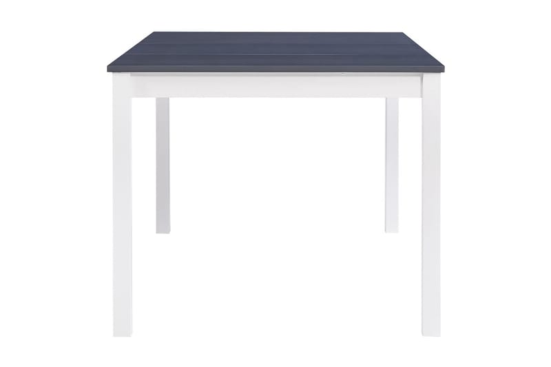 Spisebord hvit og grå 180x90x73 cm furu - Grå - Møbler - Bord - Spisebord & kjøkkenbord