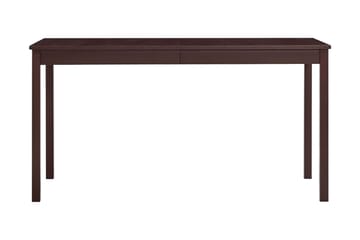 Spisebord mørkebrun 140x70x73 cm furu - Brun - Møbler - Bord - Spisebord & kjøkkenbord