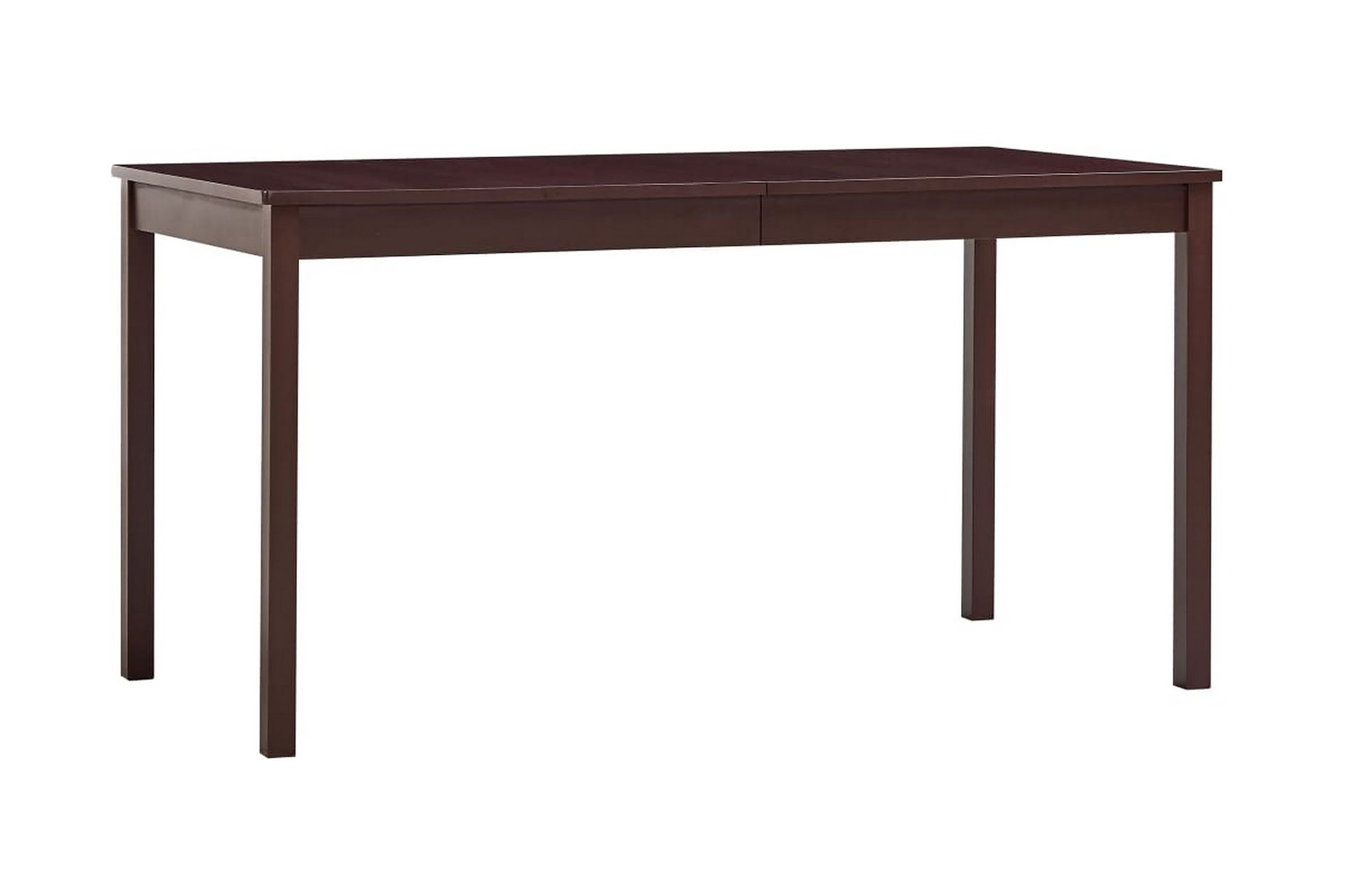 Spisebord mørkebrun 140x70x73 cm furu - Brun - Møbler - Bord - Spisebord & kjøkkenbord