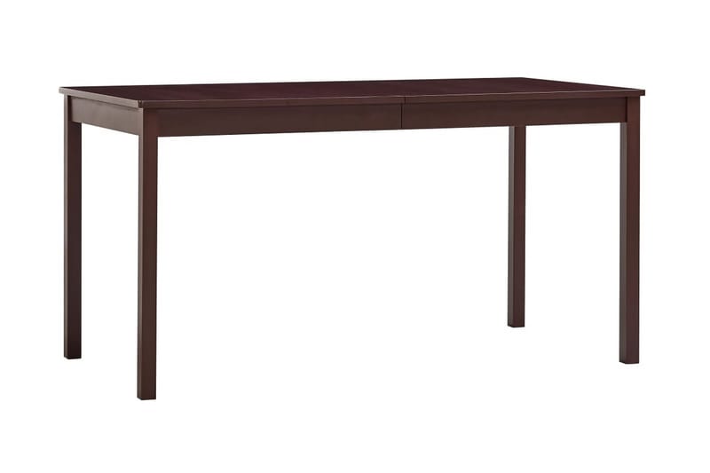Spisebord mørkebrun 140x70x73 cm furu - Brun - Møbler - Bord - Spisebord & kjøkkenbord