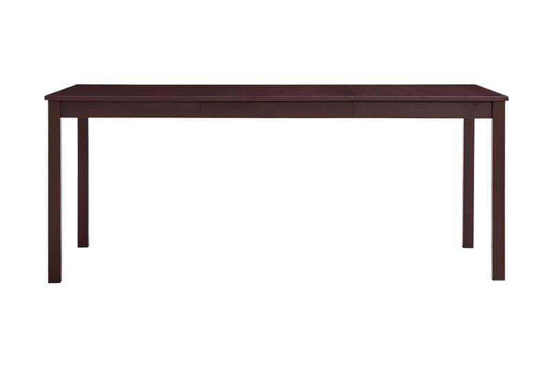 Spisebord mørkebrun 180x90x73 cm furu - Brun - Møbler - Bord - Spisebord & kjøkkenbord
