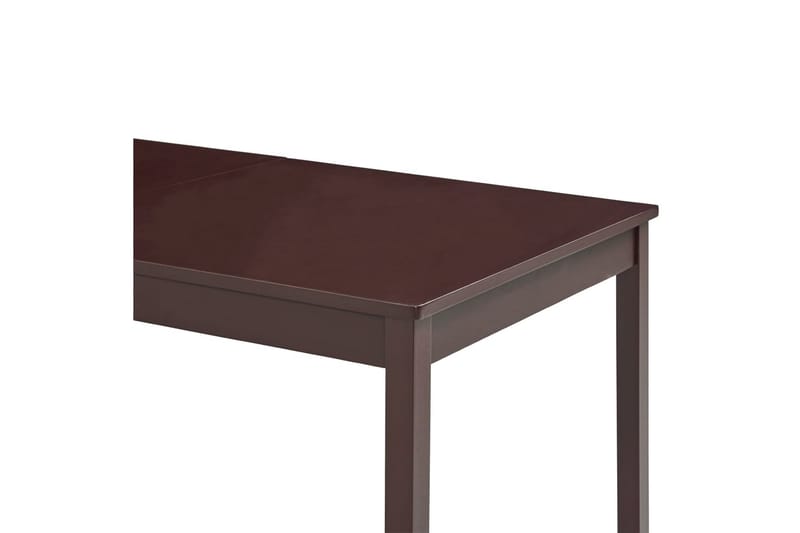 Spisebord mørkebrun 180x90x73 cm furu - Brun - Møbler - Bord - Spisebord & kjøkkenbord