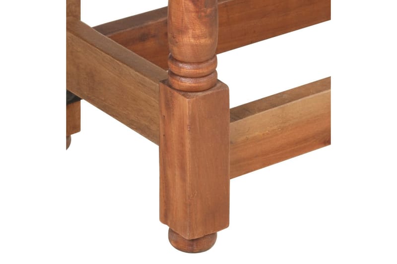 Spisebord rundt 110x76 cm heltre mango - Brun - Spisebord & kjøkkenbord