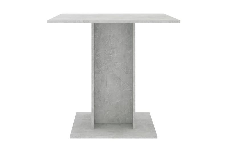 Spisebord sementgrå 80x80x75 cm sponplate - Grå - Møbler - Bord - Spisebord & kjøkkenbord