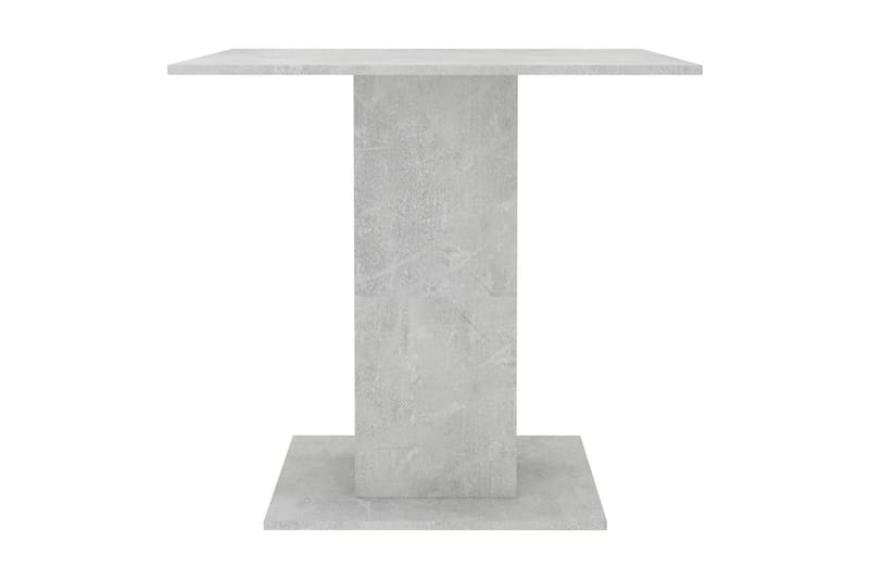 Spisebord sementgrå 80x80x75 cm sponplate - Grå - Møbler - Bord - Spisebord & kjøkkenbord