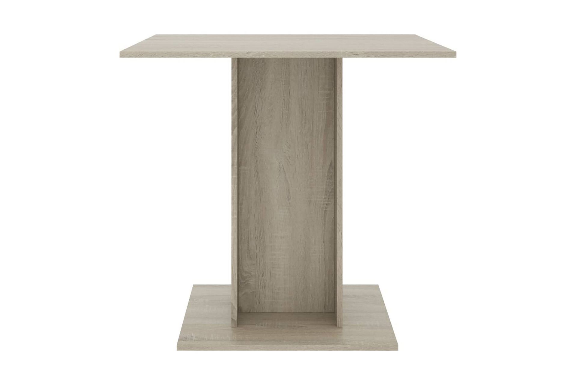 Spisebord sonoma eik 80x80x75 cm sponplate - Brun - Møbler - Bord - Spisebord & kjøkkenbord