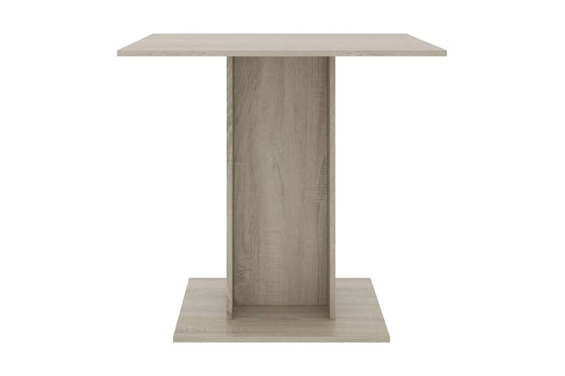 Spisebord sonoma eik 80x80x75 cm sponplate - Brun - Møbler - Bord - Spisebord & kjøkkenbord