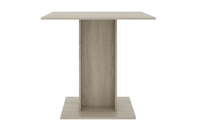 Spisebord sonoma eik 80x80x75 cm sponplate - Brun - Spisebord & kjøkkenbord