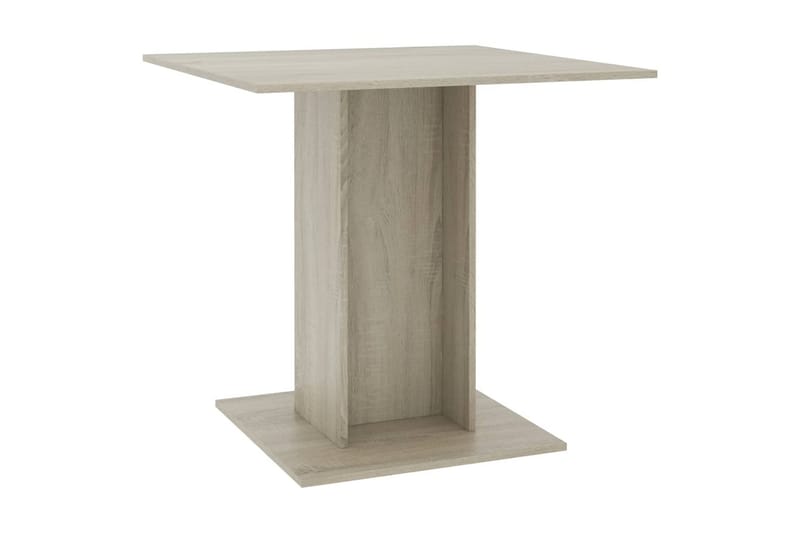 Spisebord sonoma eik 80x80x75 cm sponplate - Brun - Møbler - Bord - Spisebord & kjøkkenbord
