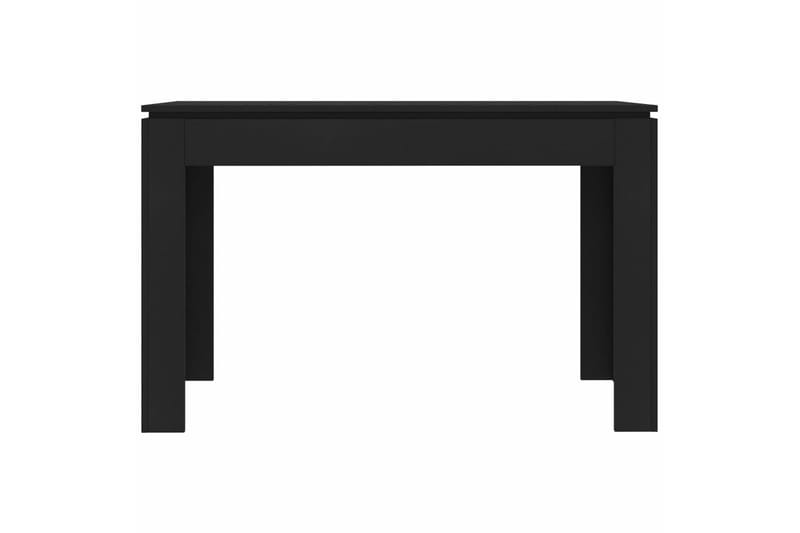Spisebord svart 120x60x76 cm sponplate - Møbler - Bord - Spisebord & kjøkkenbord