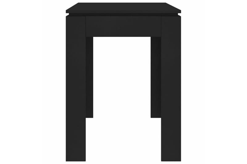 Spisebord svart 120x60x76 cm sponplate - Møbler - Bord - Spisebord & kjøkkenbord