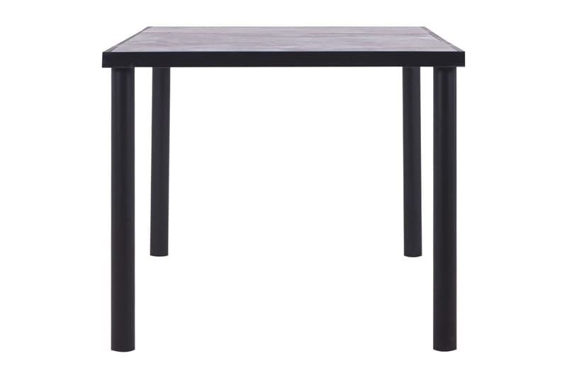 Spisebord svart og betonggrå 180x90x75 cm MDF - Svart - Møbler - Bord - Spisebord & kjøkkenbord