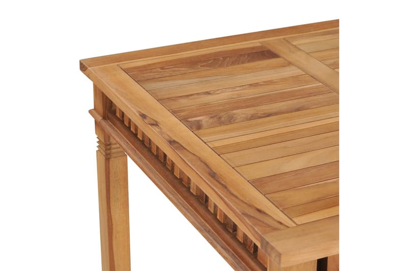 Spisebord til hage 80x80x80 cm heltre teak - Møbler - Bord - Spisebord & kjøkkenbord