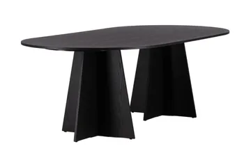 Spisebord Venture Home Bootcut spisebord 230x115x75 cm ovalt Black - Møbler - Bord - Spisebord & kjøkkenbord