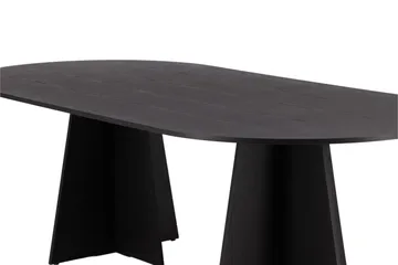 Spisebord Venture Home Bootcut spisebord 230x115x75 cm ovalt Black - Møbler - Bord - Spisebord & kjøkkenbord