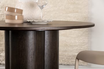 Spisebord Venture Home Olivia spisebord 110 cm rundt Brown 110 cm - Møbler - Bord - Spisebord & kjøkkenbord