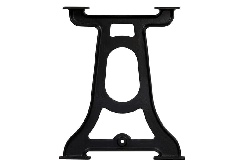 Spisebordben 2 stk Y-ramme støpejern - Svart - Møbler - Bord - Spisebord & kjøkkenbord