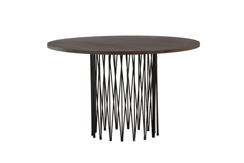 Stonaro Spisebord 120 cm Rundt - Brun - Spisebord & kjøkkenbord