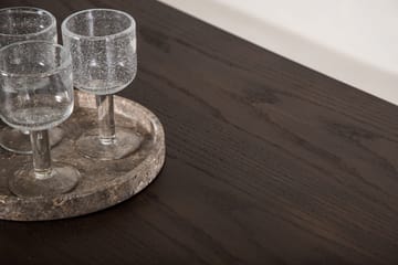 Stone Spisebord 220x100x74 cm Oval - Brun - Møbler - Bord - Spisebord & kjøkkenbord