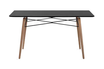 Stracke Rektangulært Spisebord 140 cm i Tre - Svart - Møbler - Bord - Spisebord & kjøkkenbord