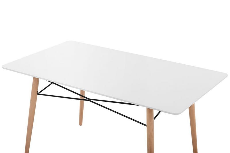 Stracke Spisebord 140x80 cm - Hvit - Spisebord & kjøkkenbord