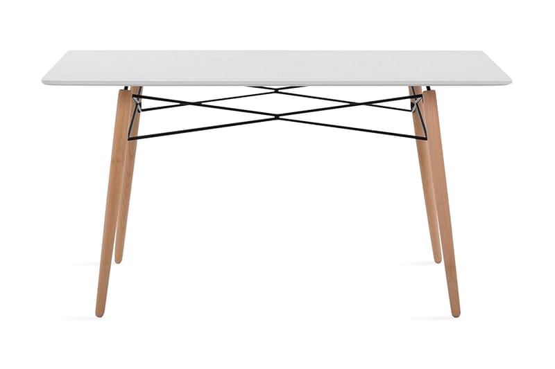 Stracke Spisebord 140x80 cm - Hvit - Spisebord & kjøkkenbord