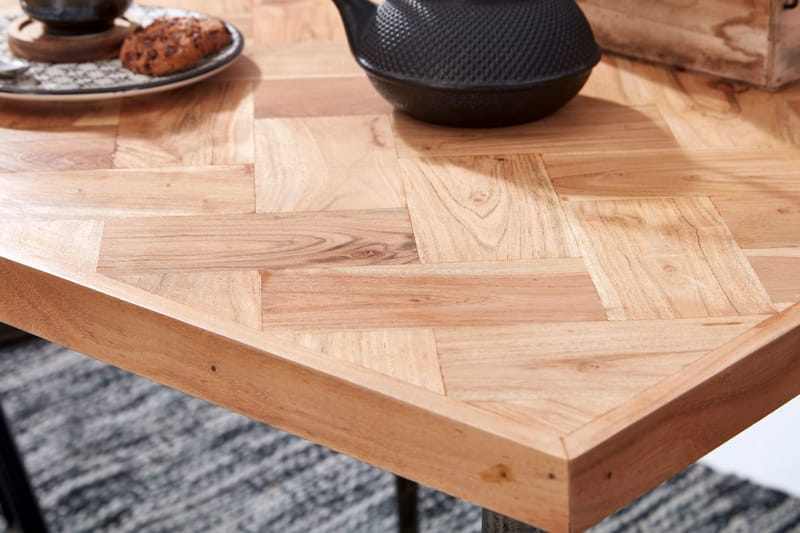 Synia Spisebord 80 cm - Brun - Spisebord & kjøkkenbord