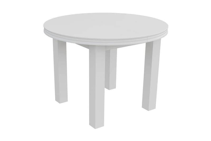 Tabell Forlengningsbart Spisebord 100 cm - Hvit - Spisebord & kjøkkenbord