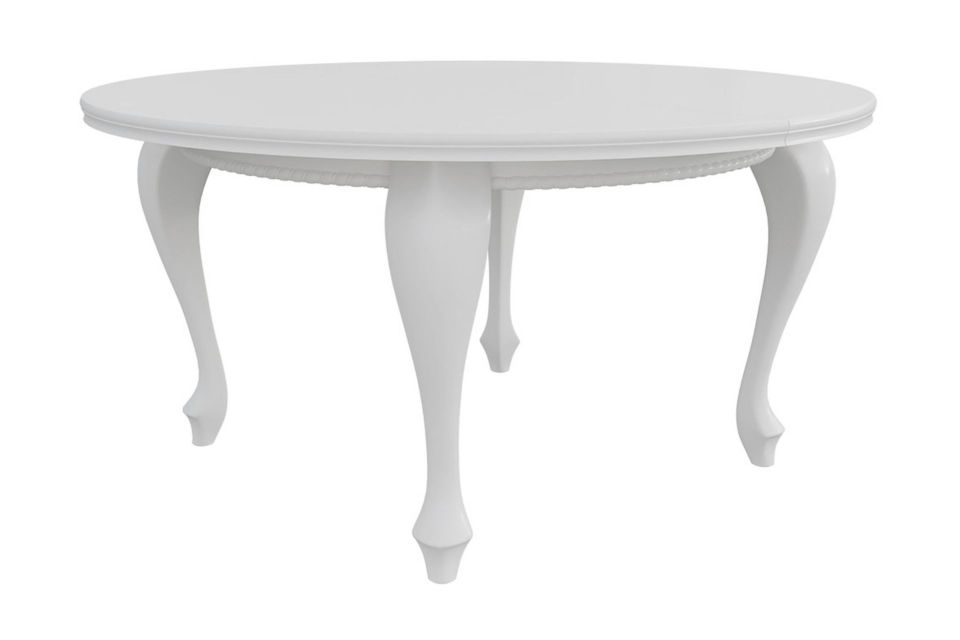 Tabell Forlengningsbart Spisebord 150 cm - Hvit - Møbler - Bord - Spisebord & kjøkkenbord