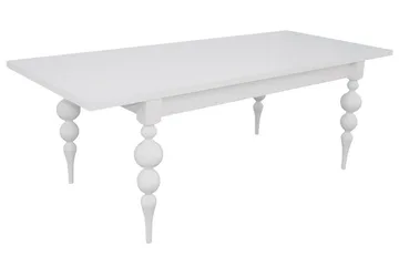 Tabell Forlengningsbart Spisebord 160 cm - Tre/Natur - Møbler - Bord - Spisebord & kjøkkenbord