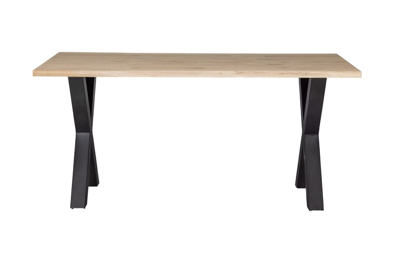 Tablo Spisebord A-Formede Ben 160 cm - Eik/Svart - Spisebord & kjøkkenbord